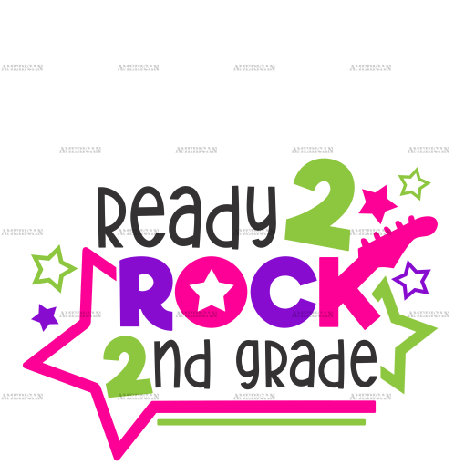 Ready 2 Rock 2nd Grade DTF Transfer