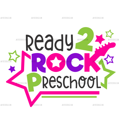 Ready 2 Rock Preschool DTF Transfer