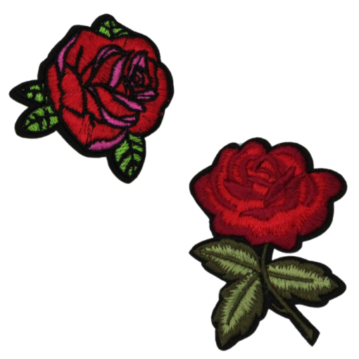 Red Rose Patch (Small/Embroidery)