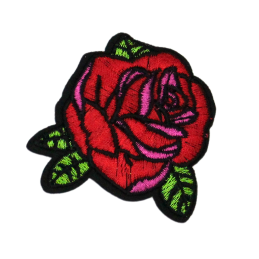 Red Rose Patch (Small/Embroidery) - Image 2