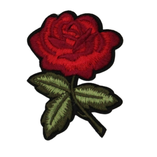 Red Rose Patch (Small/Embroidery) - Image 3