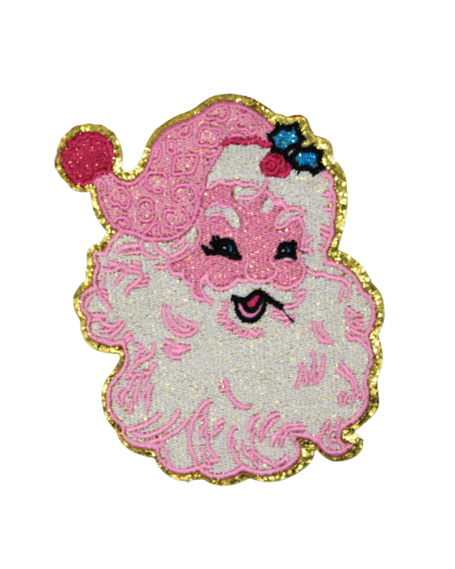 Pink Santa Patch (Medium/Embroidery) - Image 2