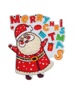 Santa Claus Merry Christmas Patch(Small/Embroidery)