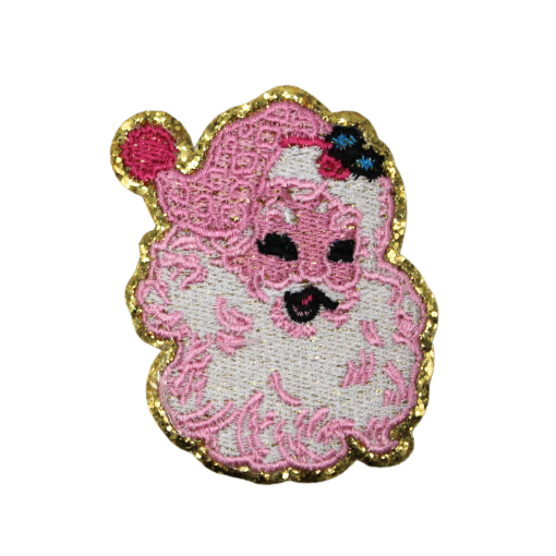 Pink Santa Patch (Medium/Embroidery) - Image 3