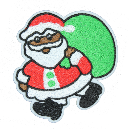 Embroidery Santa Patch (Small/Embroidery)