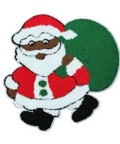 Santa Claus Red and Green Patch (Large/Chenille)