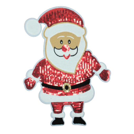 Red Santa Patch (Large/Sequin) - Image 2