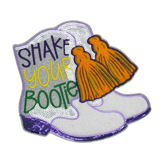 Shake Your Bootie  Patch (Large/Sequin)