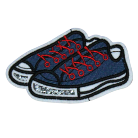 Blue Shoes Patch (Small/Embroidery)