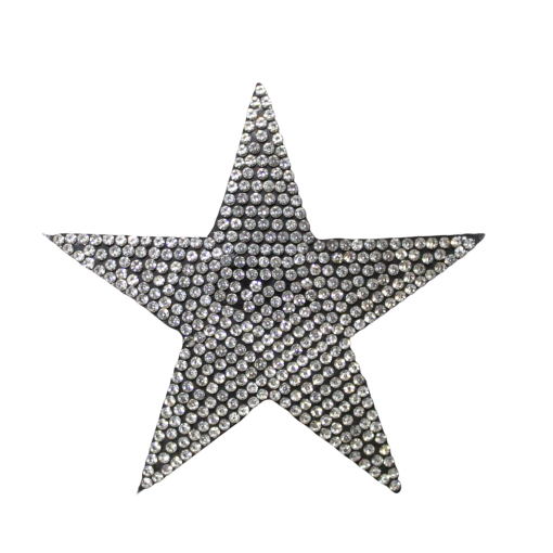 3 inch Stars Rhinestone Patch - Image 2