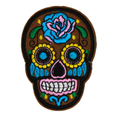 Colorful Skull Patch (Small/Embroidery) - Image 8
