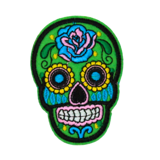 Colorful Skull Patch (Small/Embroidery) - Image 6