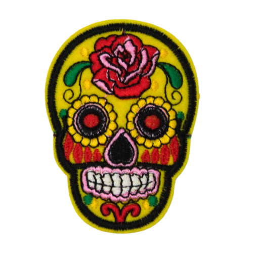 Colorful Skull Patch (Small/Embroidery) - Image 10