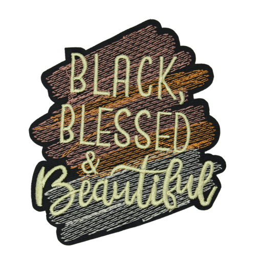 Black Blessed & Beautiful (Small/Embroidery)