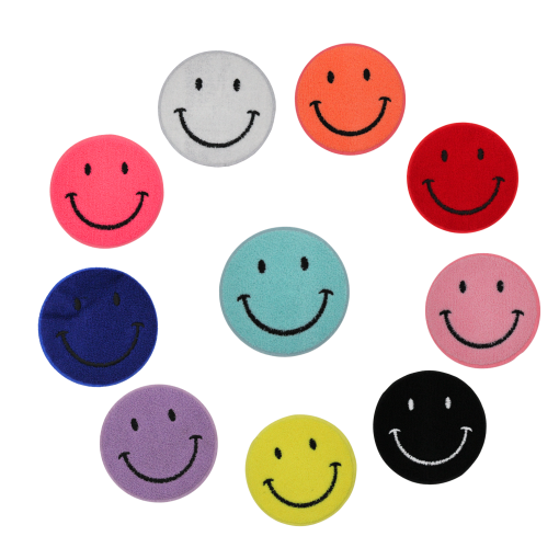 Smiley Patch (Medium/Chenille)