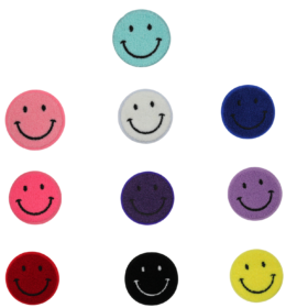 3 Inch Smile Patch (Small/Chenille)