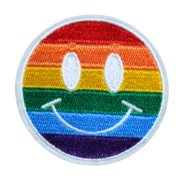 Colorful Smiley Patch (Small/Embroidery)