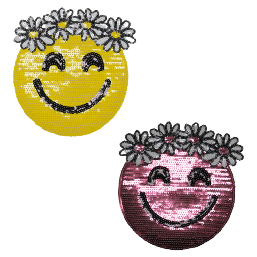 Smile Crown Patch (Large/Sequin)