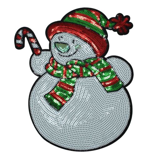Snowman Patch (Large/Sequin) - Image 2