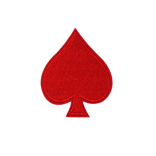Spades Cards Patch (Small/Embroidery) - Image 3