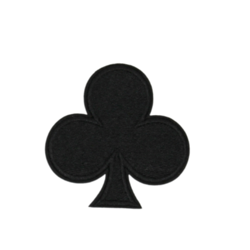 Clubs Cards Patch (Small/Embroidery) - Image 3