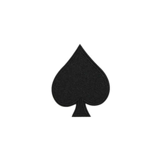 Spades Cards Patch (Small/Embroidery) - Image 2