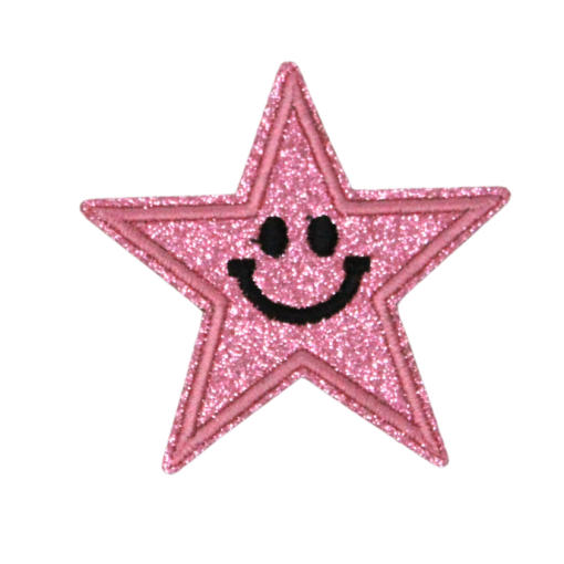 Smiley Star Glitter Patch - Image 7