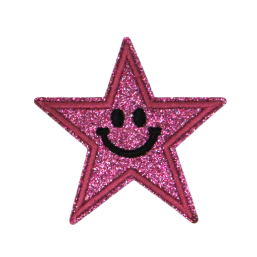 Smiley Star Glitter Patch - Image 6