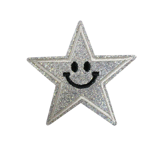 Smiley Star Glitter Patch - Image 4
