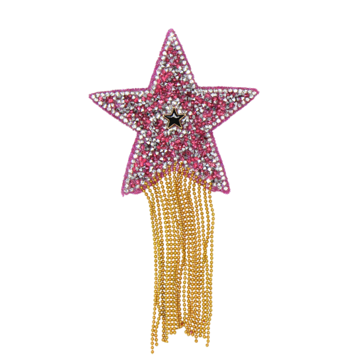 Star Tassel Rhinestone Patch - Image 3