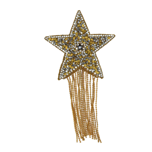 Star Tassel Rhinestone Patch - Image 2
