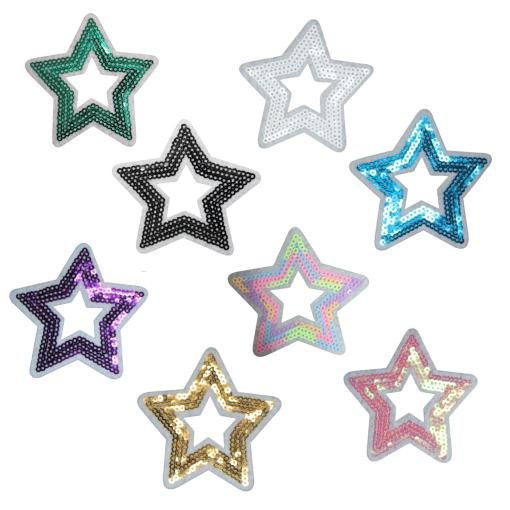 2.75" Inch Stars Patch (Small/Sequin)