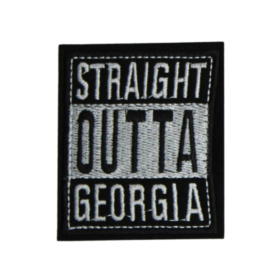 Straight Outta Georgia Patch (Small/Embroidery)