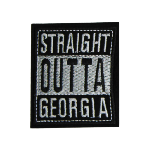 Straight Outta Georgia Patch (Small/Embroidery)