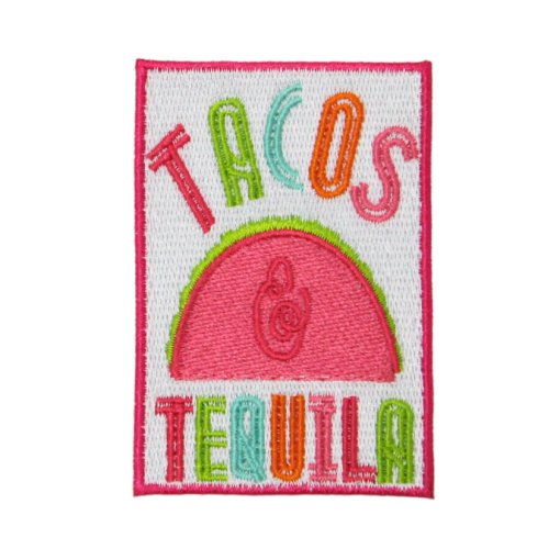 Tacos & Tequila Patch (Small/Embroidery)