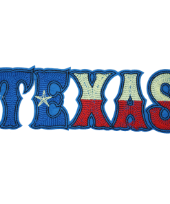 Texas Blue & Red Patch (Large/Embroidery)