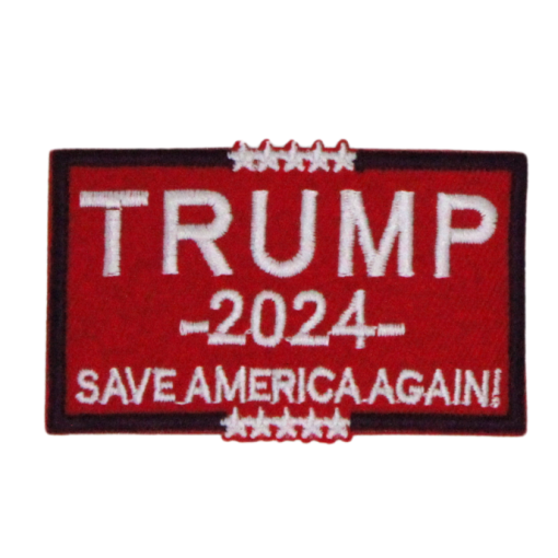 Trump 2024 Save America Again Patch (Small/Embroidery)
