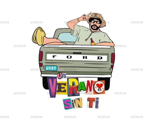 Un Verano Sin Ti Bad Bunny Dtf Transfer
