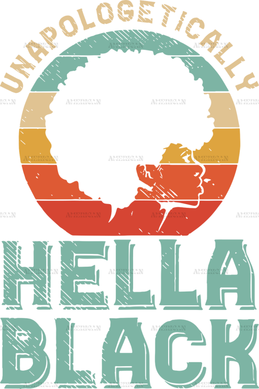 Unapologetically Hella Black DTF Transfer