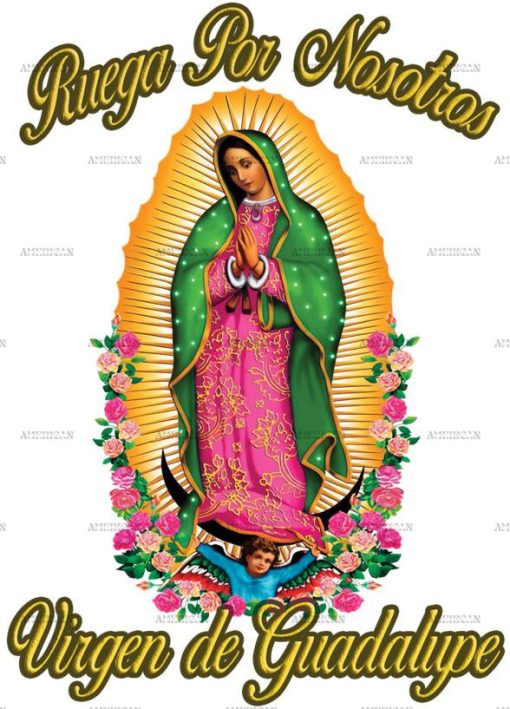 Virgen De Guadalupe Dtf Transfer