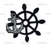 Anchor Wheel Patch (Small/Embroidery)