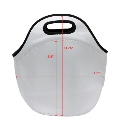 Neoprene Sublimation Lunch Bag - Image 6