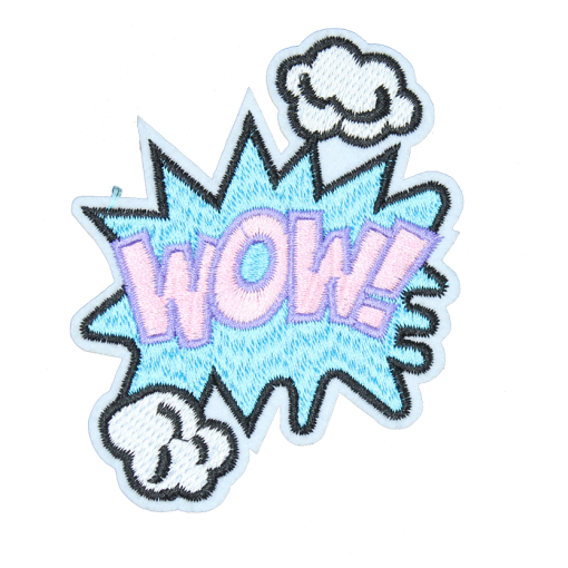 Wow (Small/Embroidery)