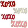 XOXO Patch (Medium/Chenille)