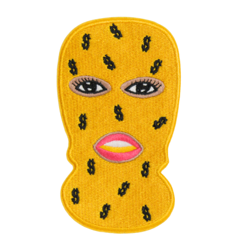 Ski Mask Girl Patch (Small/Embroidery) - Image 2