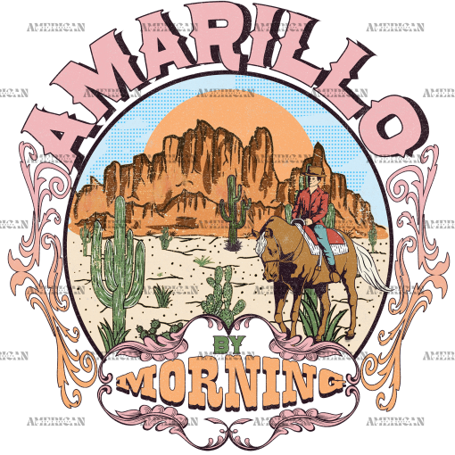 Amarillo Morning DTF Transfer