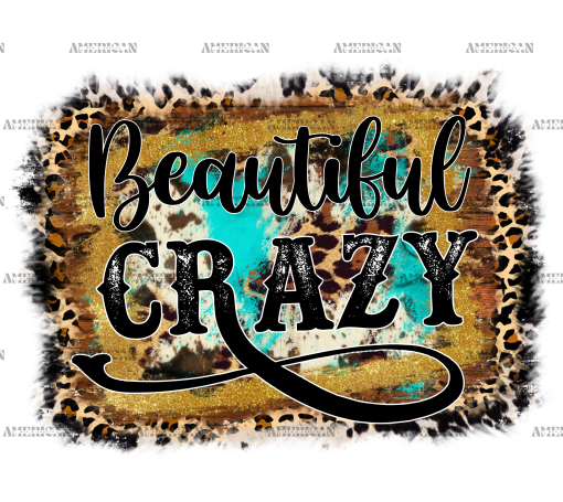 Beautiful Crazy Leopard DTF Transfer
