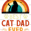 Best Cat Dad Ever-1 DTF Transfer