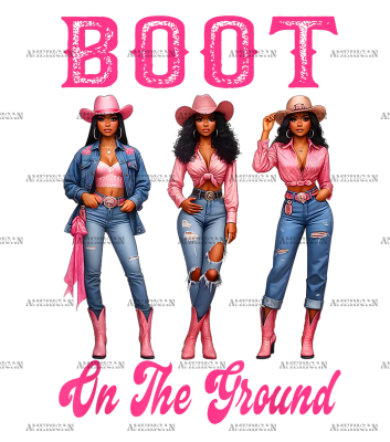 Boot On The Ground DTF Transfer