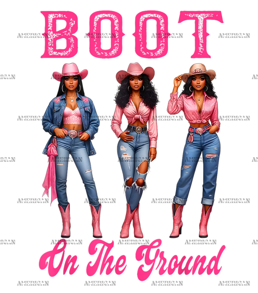 Boot On The Ground DTF Transfer